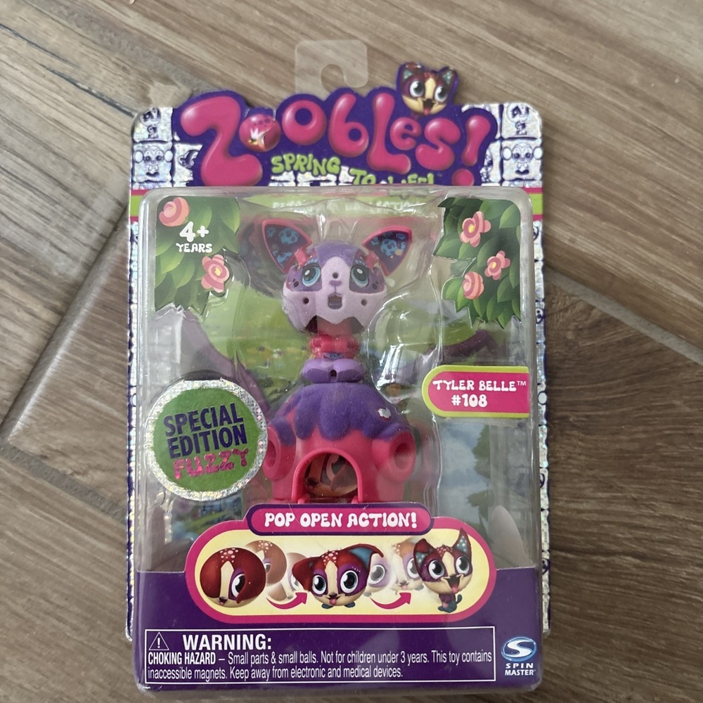 Zoobles Petagonia Collection Tyler Belle #108 Special Edition Fuzzy Springs